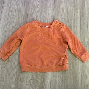Orange Kids Long Sleeve Shirt